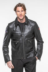 Steve McQueen Craig 2 Leather Jacket Black Men